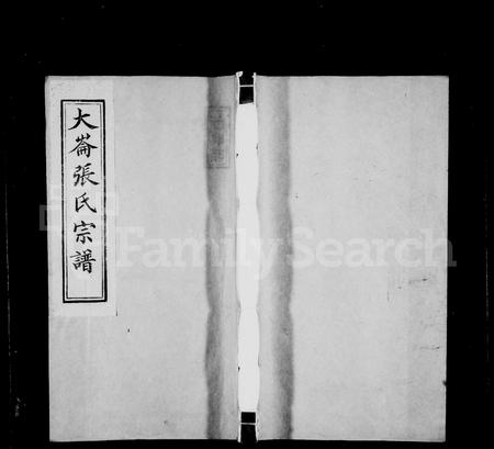 福建张氏族谱-大仑张氏宗谱 [21卷,及卷首末].pdf电子版插图1