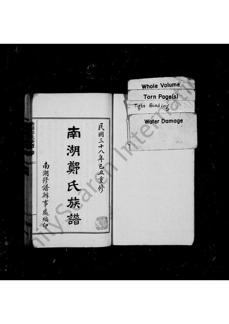 福建郑氏族谱-南湖郑氏族谱.pdf电子版插图1
