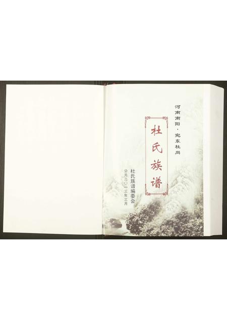 河南杜氏族谱-杜氏族谱.pdf电子版插图1