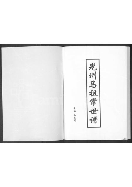 河南马氏族谱-光州马祖常世谱.pdf电子版插图1