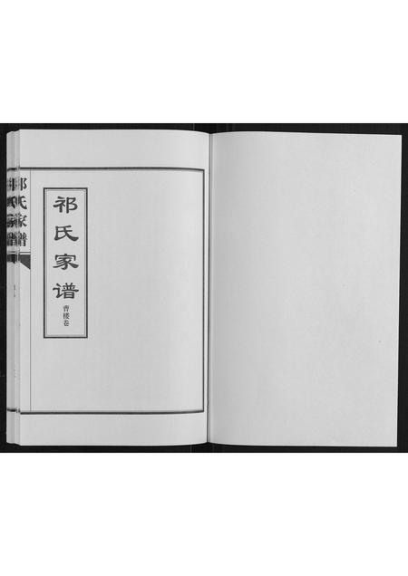 河南祁氏族谱-祁氏家谱[不分卷].pdf电子版插图1