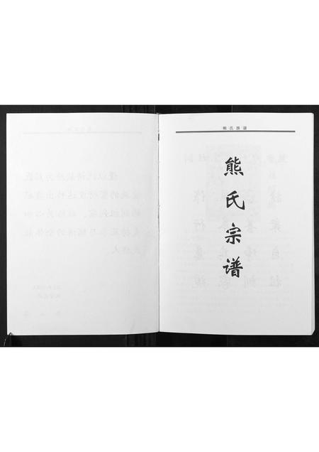 河南熊氏族谱-熊氏族谱.pdf电子版插图1