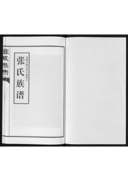 广东张氏族谱-张氏族谱[不分卷].pdf电子版插图1