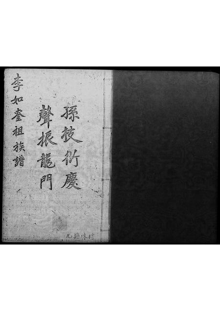 广东李氏族谱-李如奎祖族谱.pdf电子版插图1