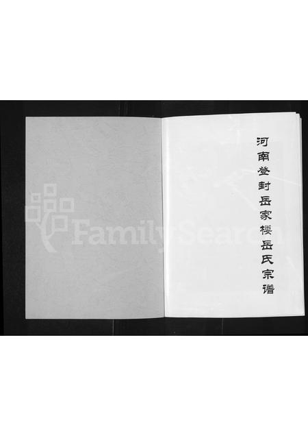河南岳氏族谱-河南登封岳家楼岳氏宗谱.pdf电子版插图1 河南岳氏族谱-河南登封岳家楼岳氏宗谱.pdf电子版插图1