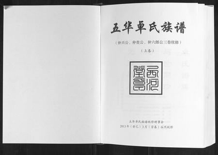 江西、广东卓氏族谱-王华卓氏族谱[2卷].pdf电子版插图1