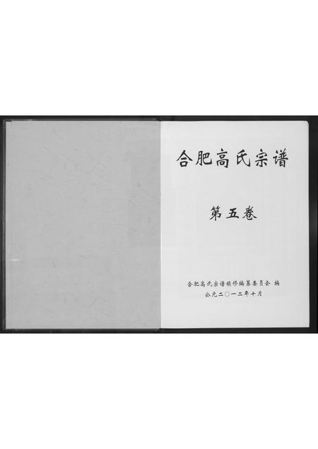 安徽高氏族谱-合肥高氏宗谱.pdf电子版插图1