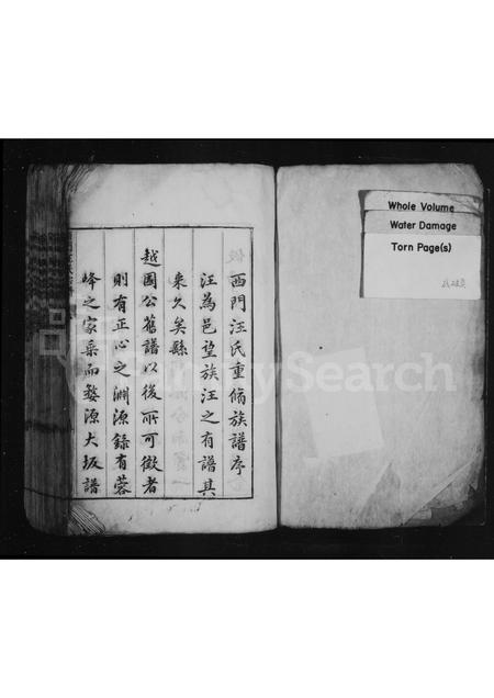 安徽汪氏族谱-西门汪氏宗谱.pdf电子版插图1