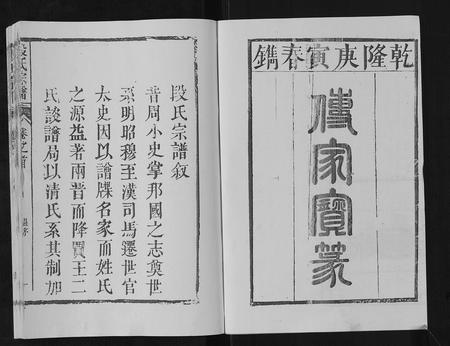 安徽段氏族谱-段氏宗谱[6卷首1卷末1卷].pdf电子版插图1