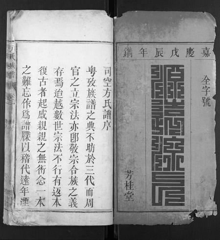 安徽方氏族谱-方氏族谱.pdf电子版插图1