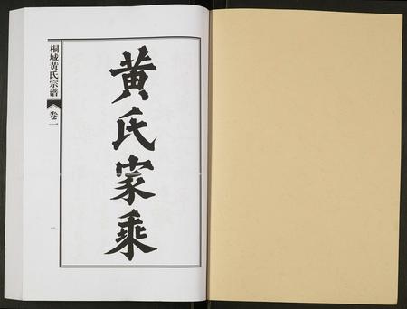 安徽黄氏族谱-桐城黄氏宗谱.pdf电子版插图1