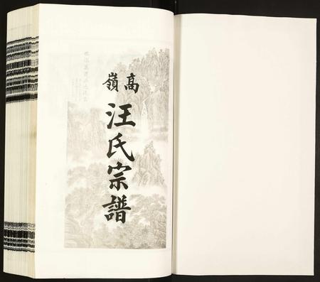 安徽汪氏族谱-高岭汪氏宗谱.pdf电子版插图1