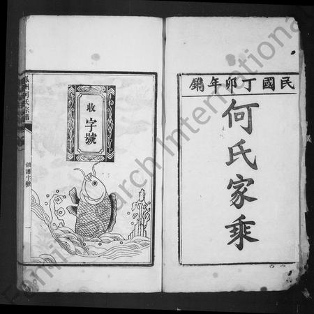 安徽何氏族谱-凤州何氏宗谱 [12卷].pdf电子版插图1
