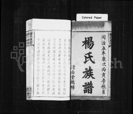 江西杨氏族谱-杨氏族谱 [10卷,及卷首].pdf电子版插图1
