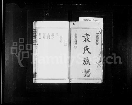 江西袁氏族谱-宜阳楼陬袁氏族谱 [2卷,首尾各1卷].pdf电子版插图1