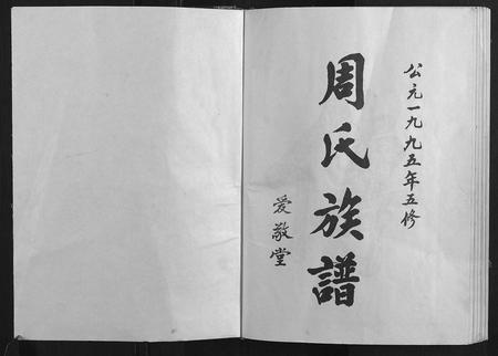江西周氏族谱-周氏族谱.pdf电子版插图1