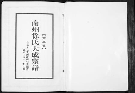 江西徐氏族谱-南州徐氏大成宗谱.pdf电子版插图1