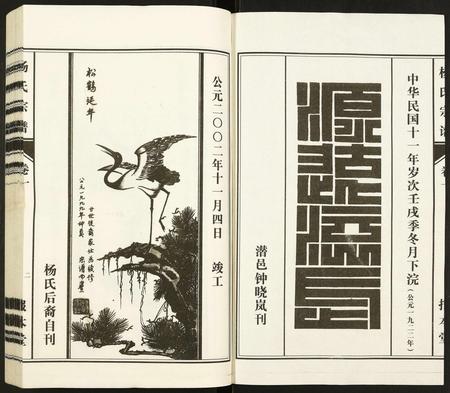 安徽杨氏族谱-杨氏宗谱.pdf电子版插图1