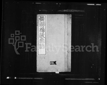 安徽杨氏族谱-芜湖杨氏宗谱.pdf电子版插图1