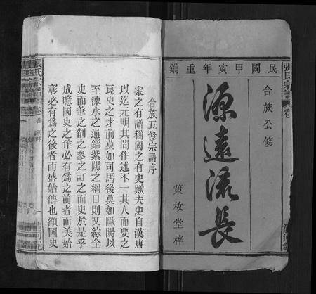 安徽张氏族谱-张氏宗谱[25卷首1卷].pdf电子版插图1