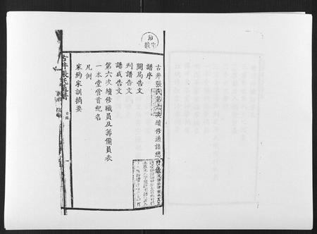 江西张氏族谱-古井张氏通谱.pdf电子版插图1