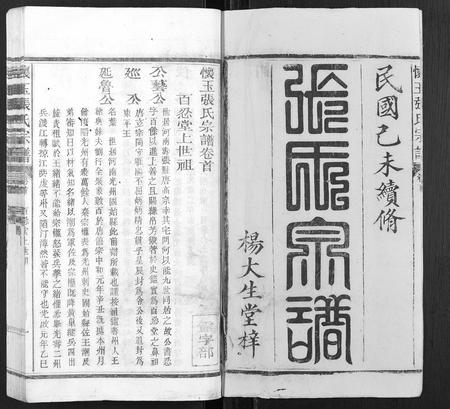 江西张氏族谱-怀玉张氏宗谱[各派分卷,首末各1卷].pdf电子版插图1