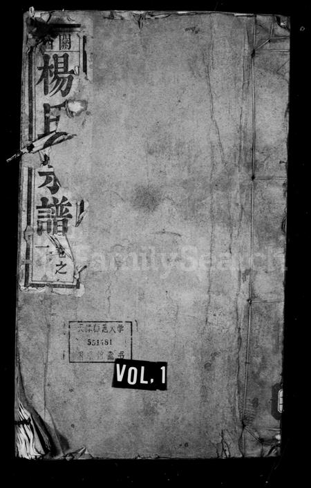 安徽杨氏族谱-杨氏家乘 [16卷].pdf电子版插图1