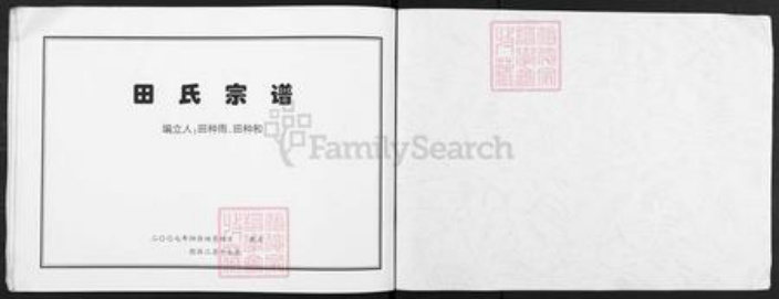 山西省太原市迎泽区田氏族谱-田氏宗谱.pdf电子版插图1