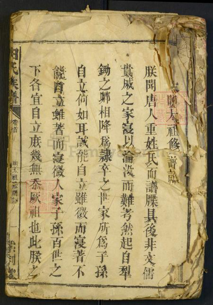 湖北省田氏族谱-田氏族谱[不分卷].pdf电子版插图1