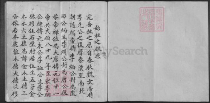 福建省李氏族谱-李氏族谱.pdf电子版插图1