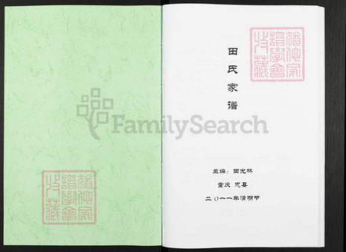 重庆市忠县田氏贫骄堂族谱-田氏家谱.pdf电子版插图1