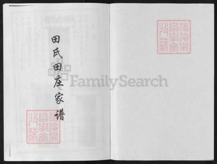 山东省淄博市淄川区田氏族谱-田氏田庄家谱.pdf电子版插图1