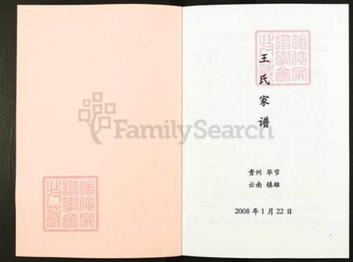 云南省昭通市镇雄县乌峰王氏族谱-王氏家谱.pdf电子版插图1