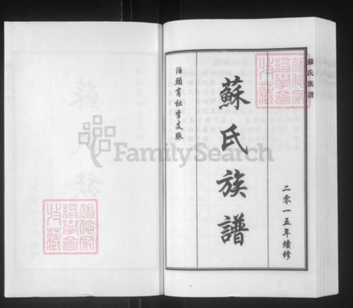 河北省沧州泊头市泊镇镇苏氏族谱-苏氏族谱.pdf电子版插图1