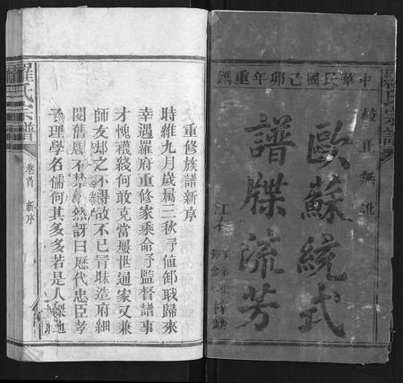 福建罗氏族谱-罗氏宗谱[9卷首1卷].pdf电子版插图1