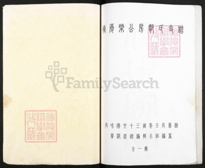 福建省龙岩市上杭县邹氏族谱-塘厦棨公房邹氏支谱.pdf电子版插图1