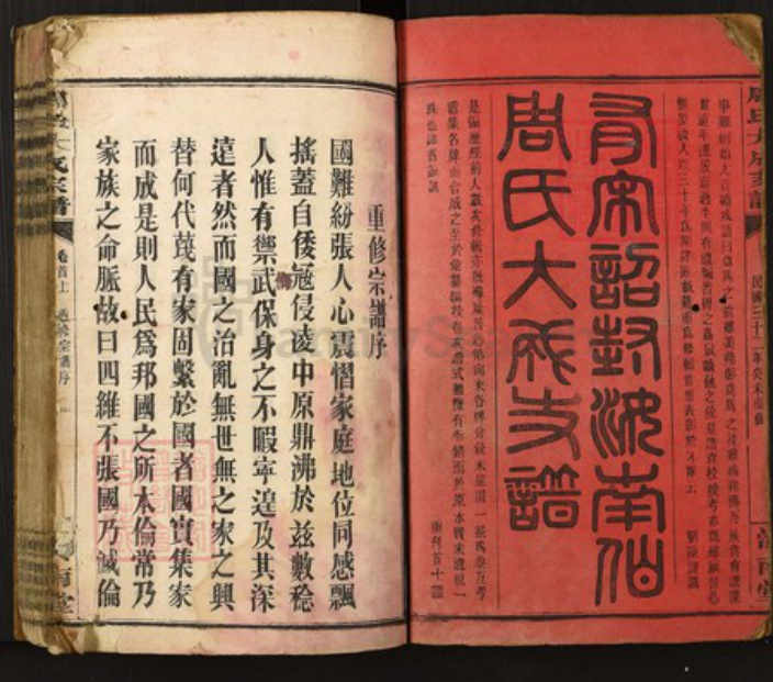 湖南省岳阳市临湘市临湘周氏族谱-周氏大成支谱.pdf电子版插图1