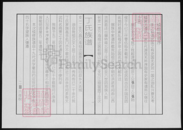 山东省聊城市东阿县山东省泰安市丁氏族谱-丁氏续修族谱.pdf电子版插图1