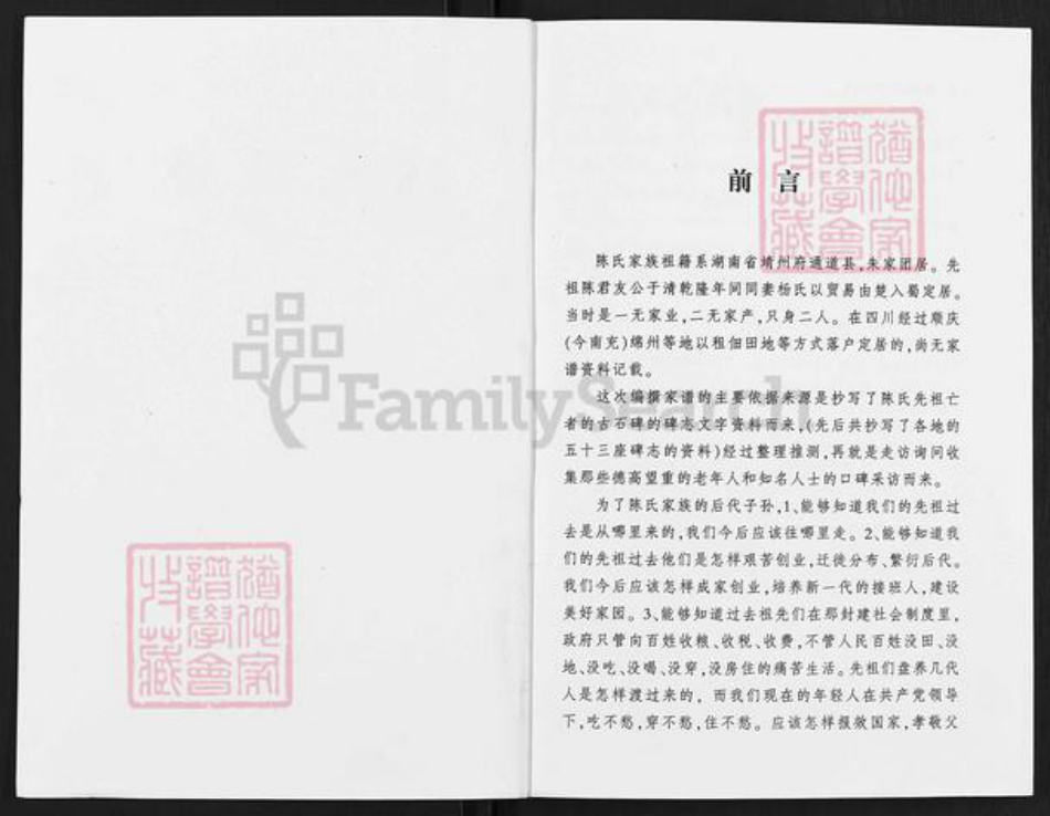 四川省绵阳市游仙区游仙街道陈氏族谱-陈氏家谱.pdf电子版插图1