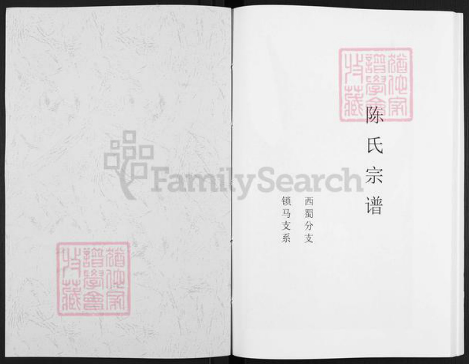 四川省泸州市叙永县分水镇陈氏族谱-陈氏宗谱.pdf电子版插图1