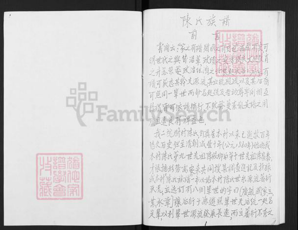 山东省滨州市邹平市好生街道陈氏族谱-陈氏族谱.pdf电子版插图1