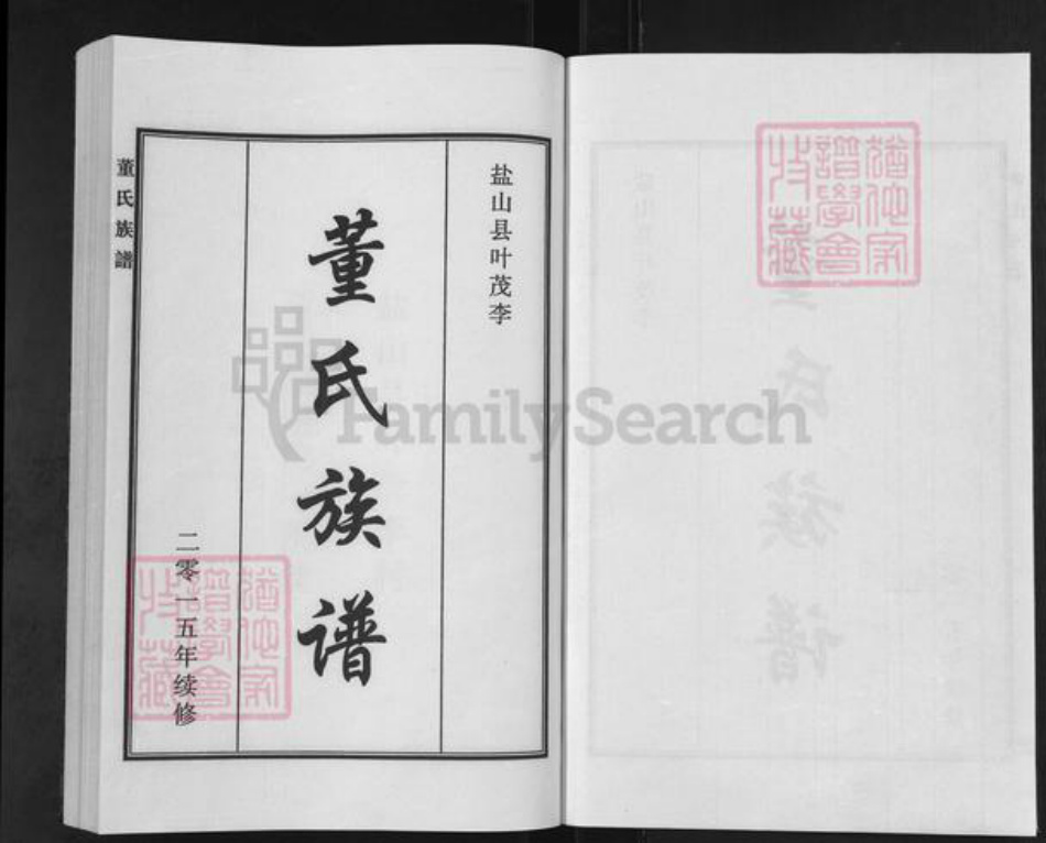 河北省沧州盐山县望树镇董氏族谱-董氏族谱.pdf电子版插图1