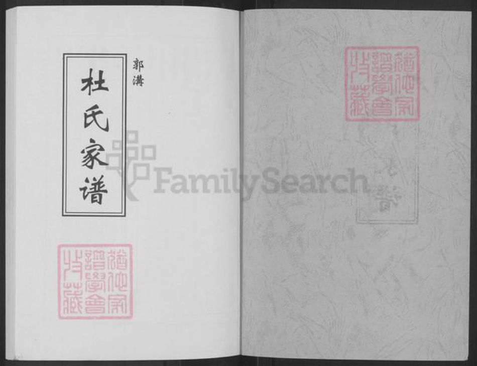 河南省郑州市登封市石道乡杜氏族谱-杜氏家谱.pdf电子版插图1