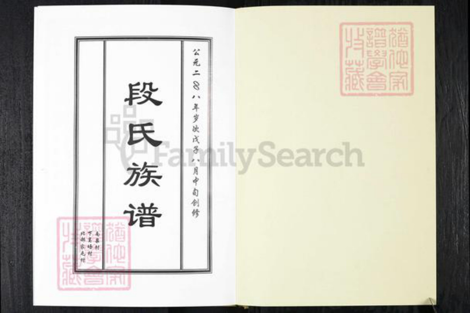 山东省青岛市段氏族谱-段氏族谱.pdf电子版插图1