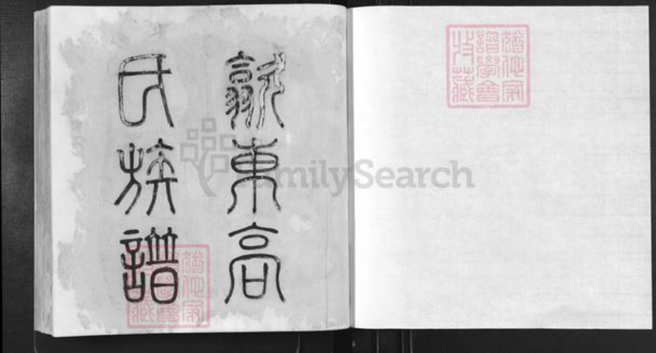 安徽省宣城市绩溪县高氏敦序堂族谱-歙东高氏族谱.pdf电子版插图1