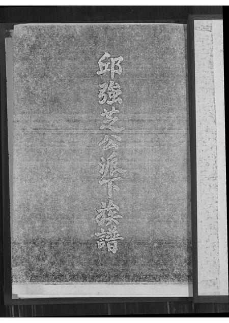 福建邱氏族谱-邱强芝公派下族谱.pdf电子版插图1