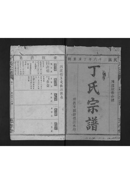 福建丁氏族谱-丁氏宗谱.pdf电子版插图1