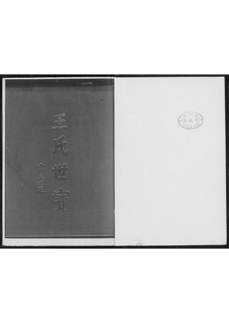 福建王氏族谱-王氏世宝全谱.pdf电子版插图1