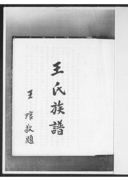 福建王氏族谱-王氏族谱.pdf电子版插图1