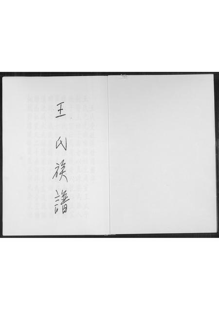 福建王氏族谱-王氏族谱.pdf电子版插图1